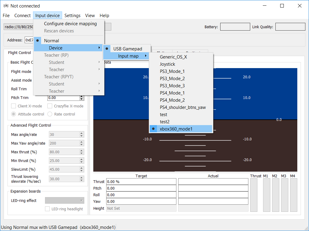 cfclient devices normal